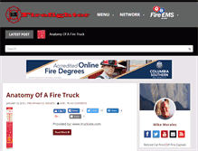 Tablet Screenshot of firefighterblog.com